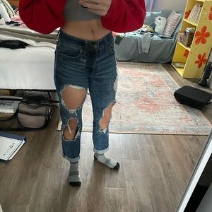 American Eagle ripped jeans